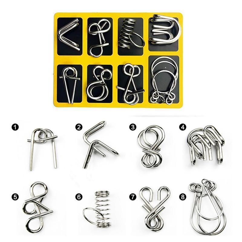Silver Brain Teaser Ring - Fesara