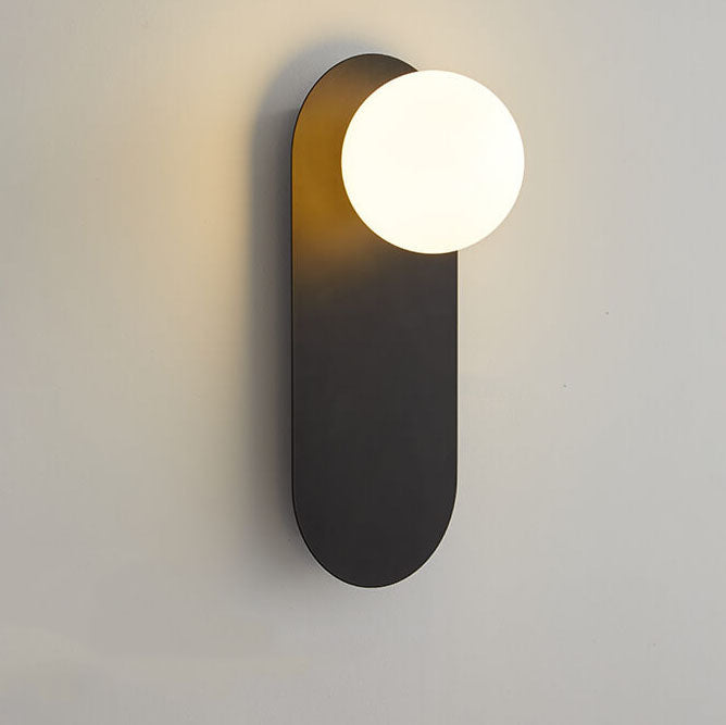 Simple Elegant Glass Wall Sconce Light