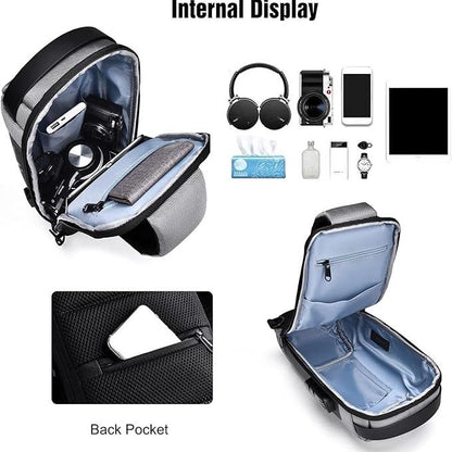 Waterproof Secure Crossbody Travel Bag for Men Women