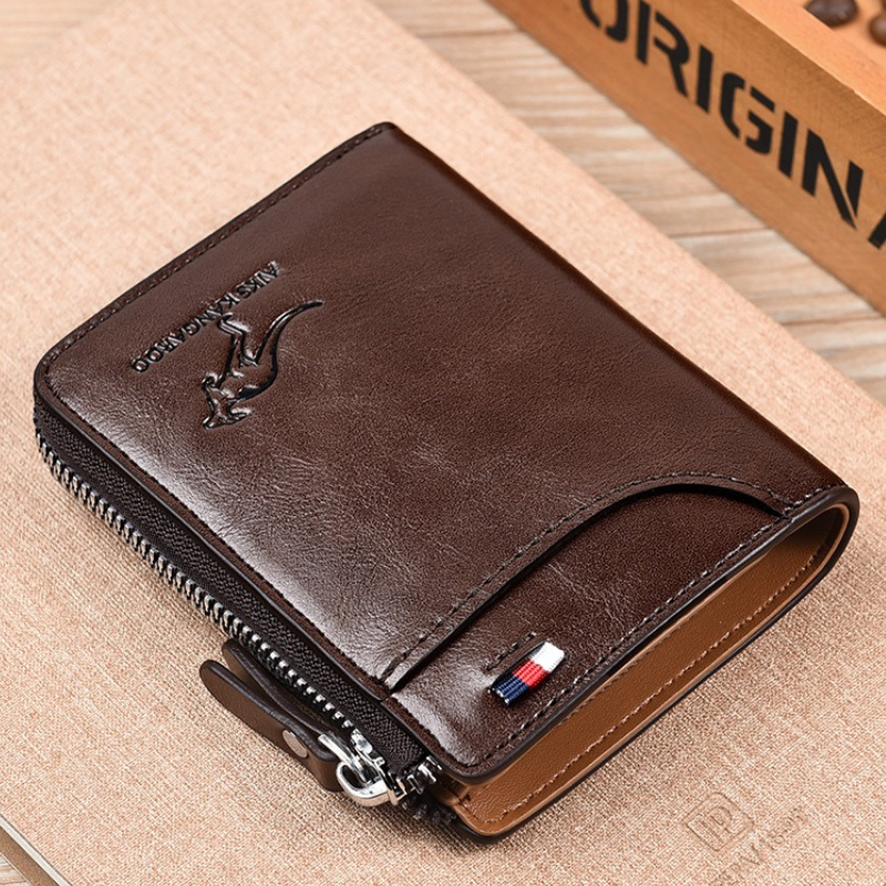 Men's Premium Leather Secure Wallet