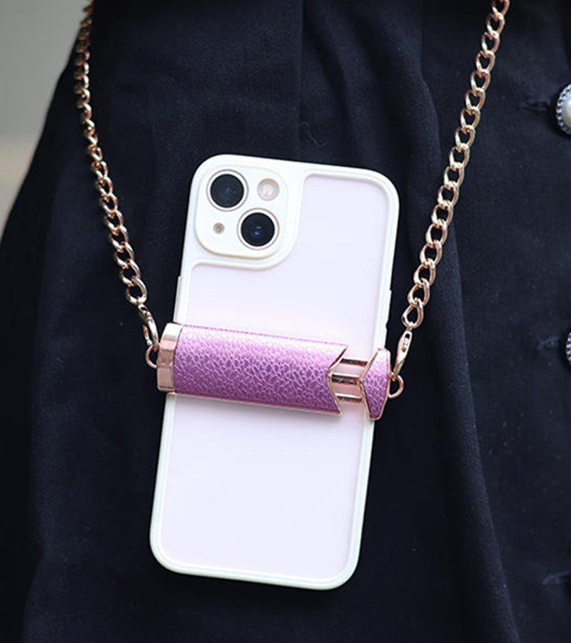 Stylish Phone Crossbody Metal Strap