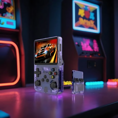 Portable Classic Games Console with HD Display and Long Battery