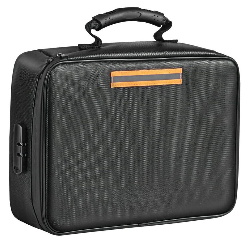 Secure Fire Resistant Money and Document Storage Bag