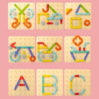 Educational Wooden Geometry Board