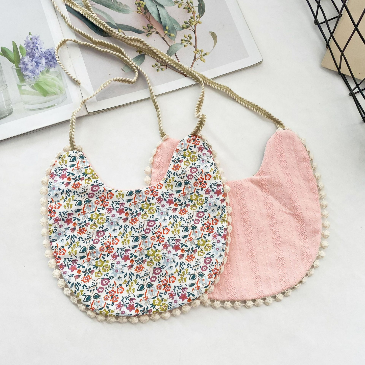 Soft Cotton Reversible Baby Bib Cloth