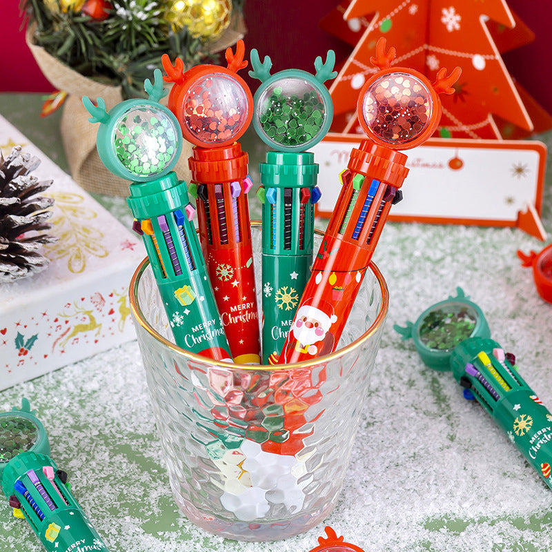 Colorful Holiday Sparkle Pens
