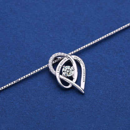 Personalized Heart Mom Necklace