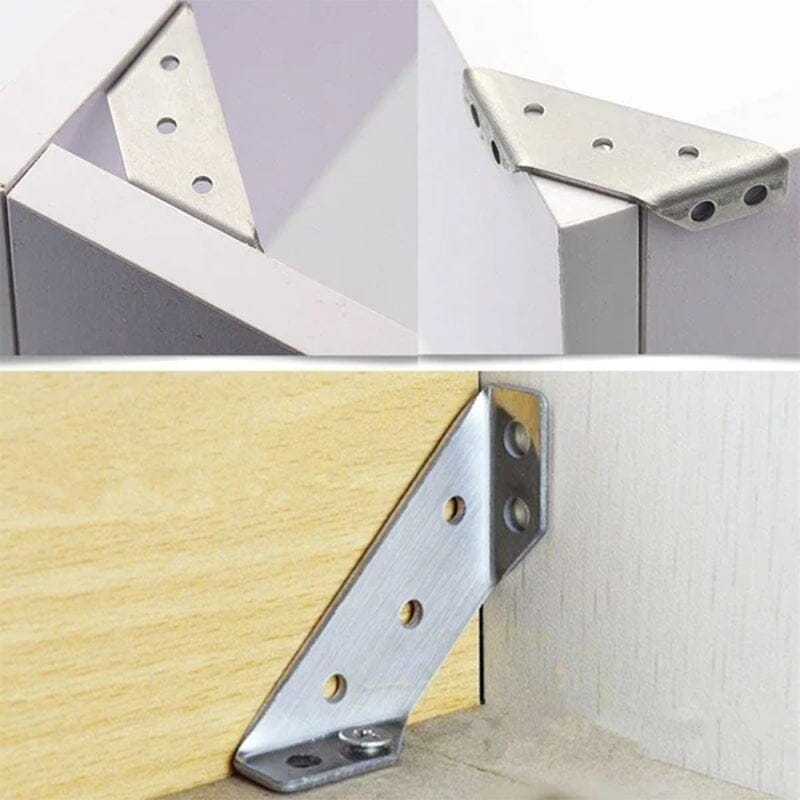Sturdy Metal Corner Bracket for Furniture