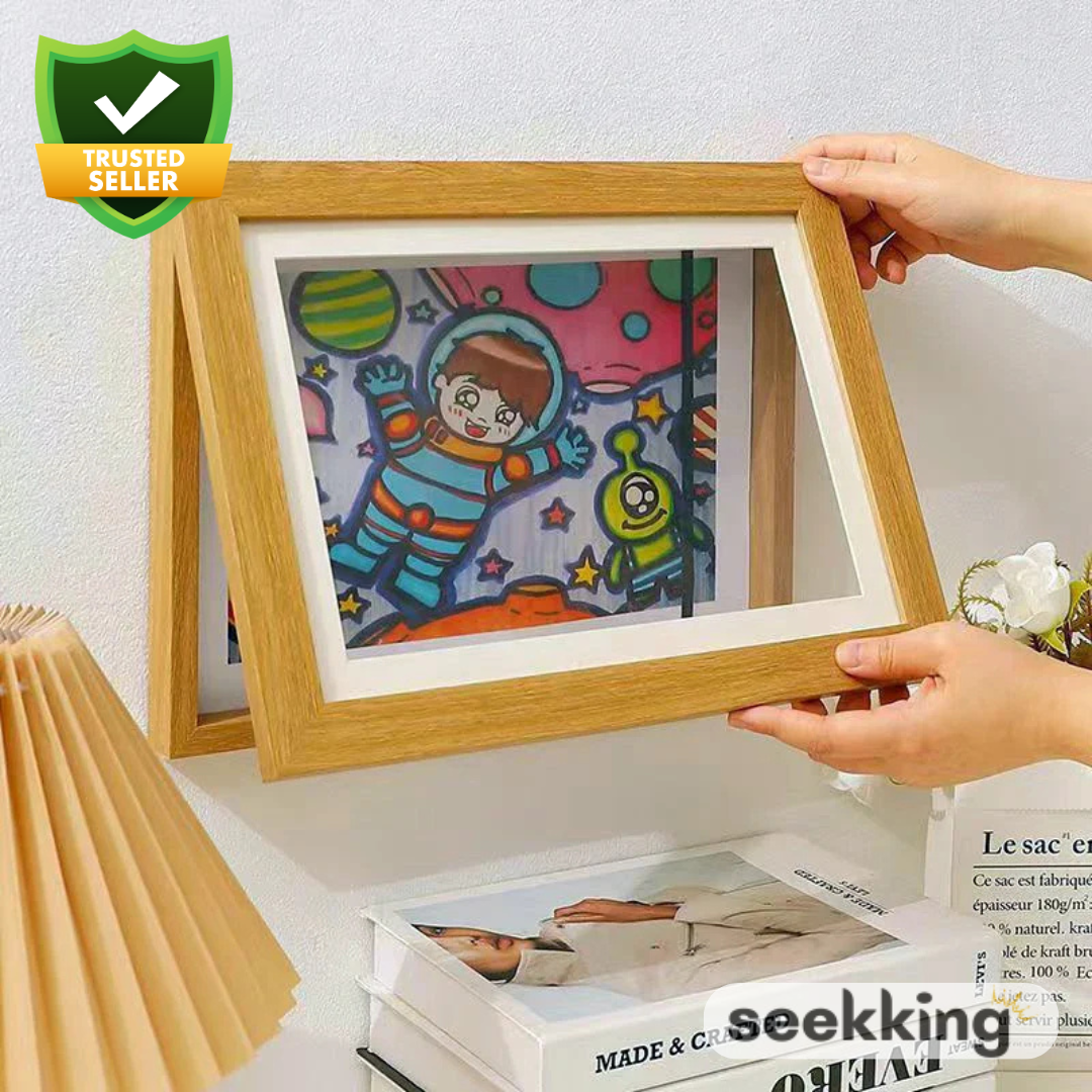 Colorful Kids Art Magnetic Picture Frame - Fesara