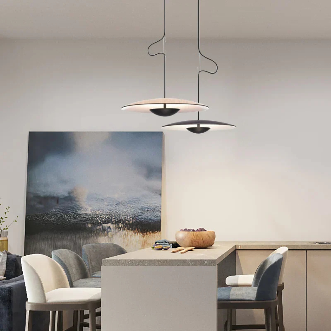 Metallic Hanging Pendant Light