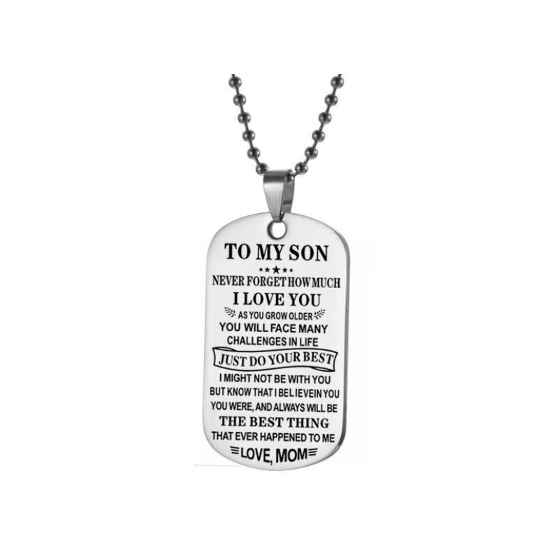 Personalized Kids Name Necklace Keychain