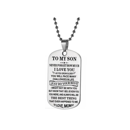 Personalized Kids Name Necklace Keychain