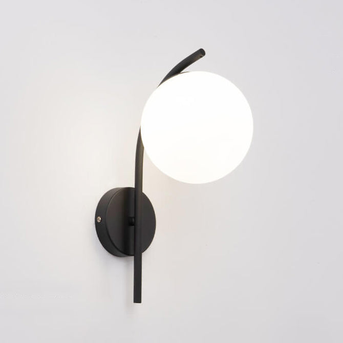 Elegant Glass Pendant Arc Wall Light - Fesara