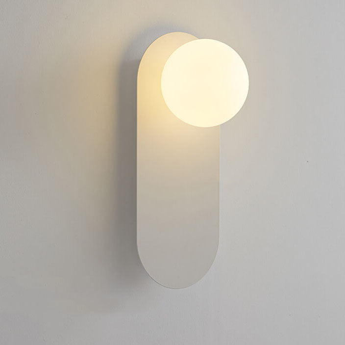 Simple Elegant Glass Wall Sconce Light