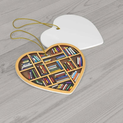 Lovely Heart Shaped Bookcase Decor