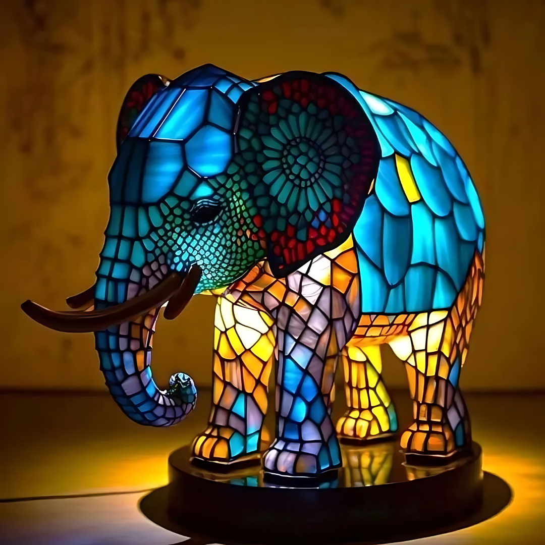 Clear Glass Desk Lamp