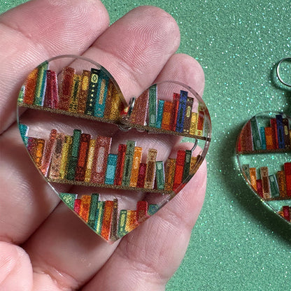 Simple Wooden Book Earrings