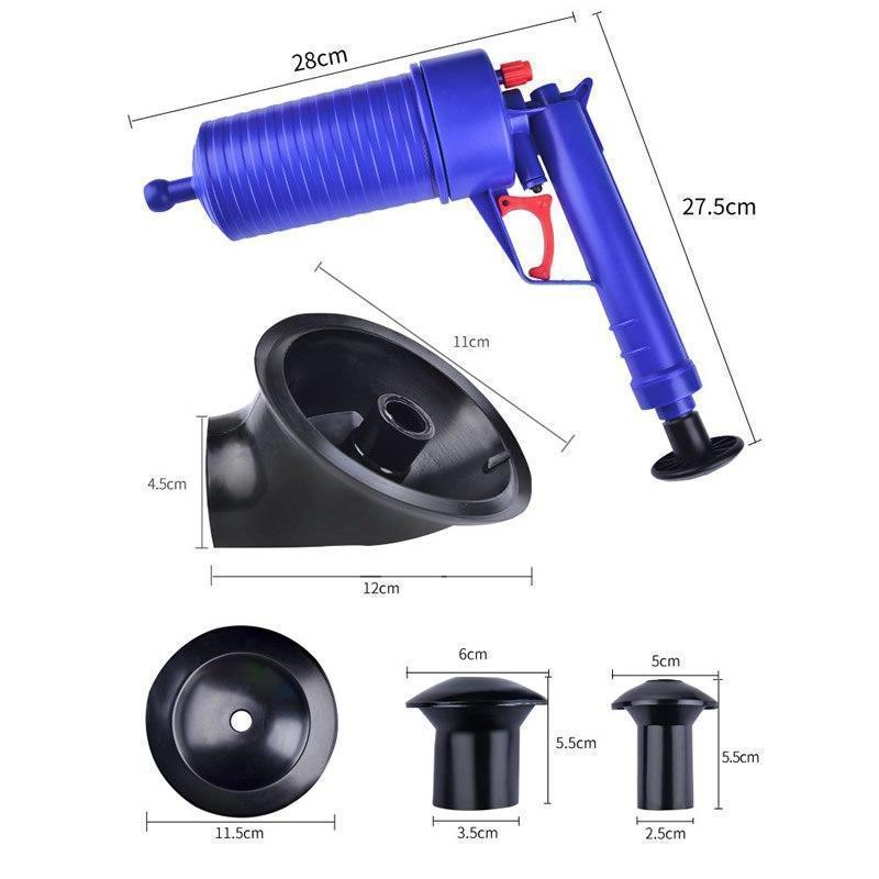 Powerful Air Gun Drain Cleaner Unblocker