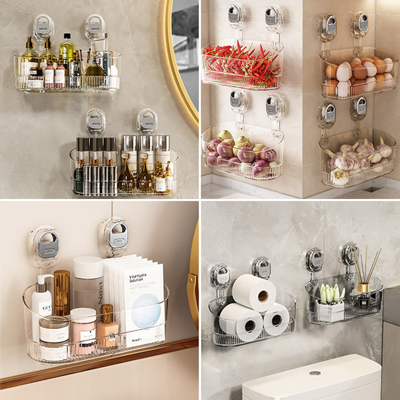Easy Install Bathroom Suction Cup Storage Container