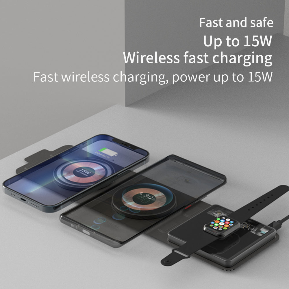 Slim Portable Fast Wireless Charging Pad