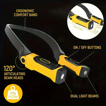 Portable LED Reading Light with Dimmable Brightness
