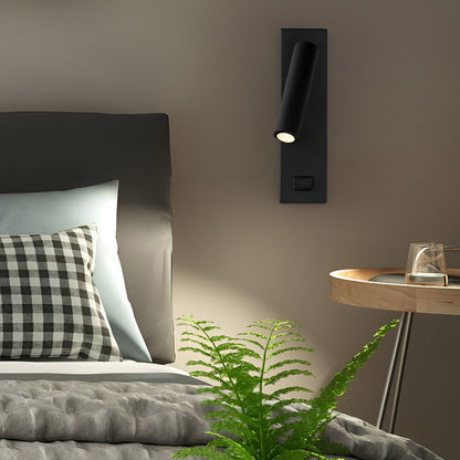 Premium LED Wall Light with USB Charger - Fesara