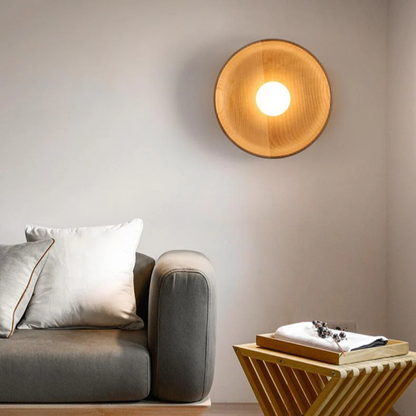 Rustic Wood Wall Light Fixture