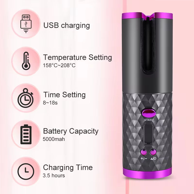Easy Curl Wireless Auto Curler