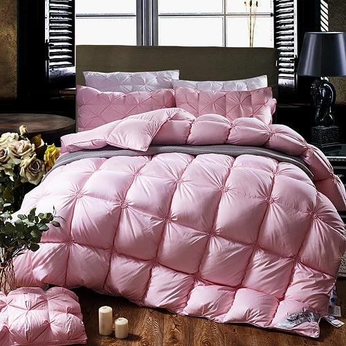 Soft Goose Down Filled Quilted Duvet Cover