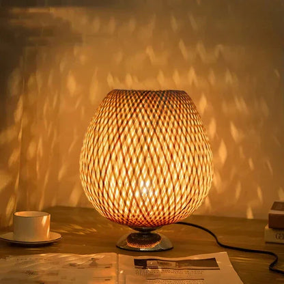 Elegant Wooden Table Lamp