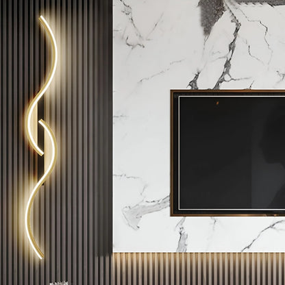 Modern Arc Shaped Wall Lamp