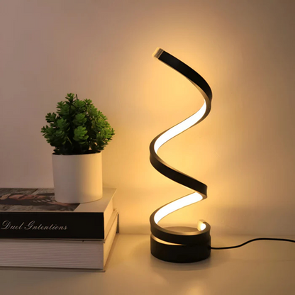 Stylish Spiral LED Desk Lamp - Fesara