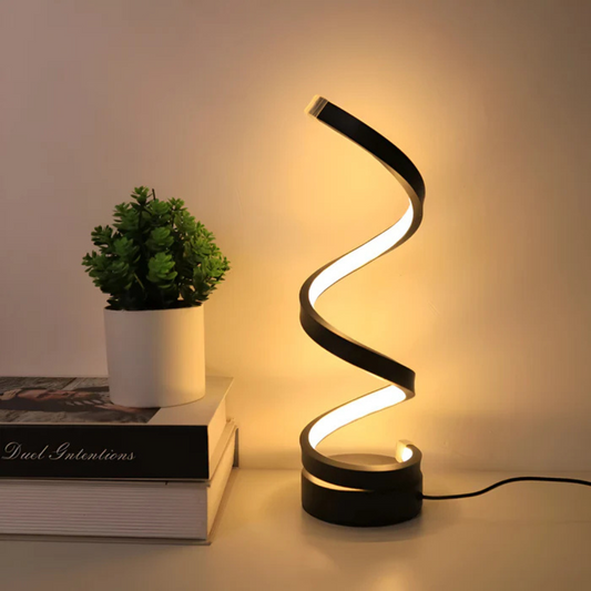 Stylish Spiral LED Desk Lamp - Fesara