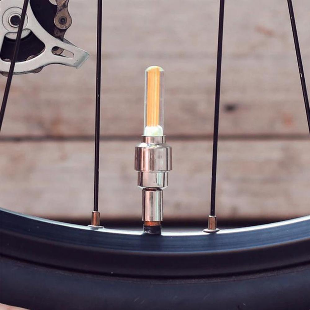 Bright Car Wheel LED Valve Stem Caps (2 Pack)