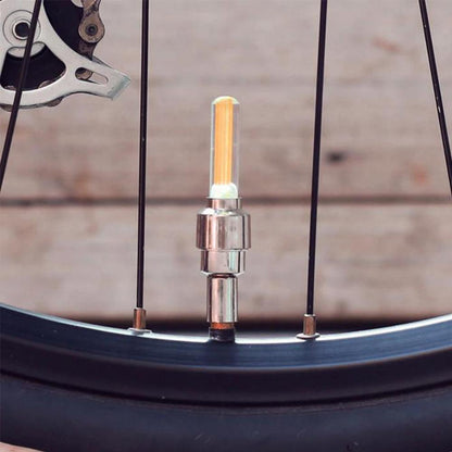 Bright Car Wheel LED Valve Stem Caps (2 Pack)
