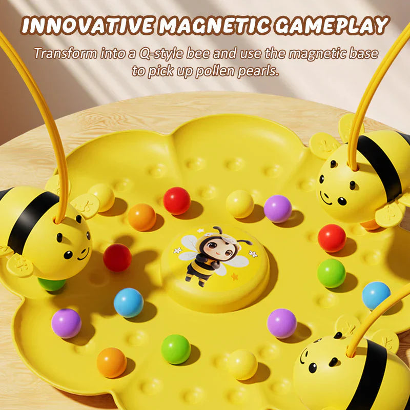 Fun Fishing Board Game with Colorful Beads