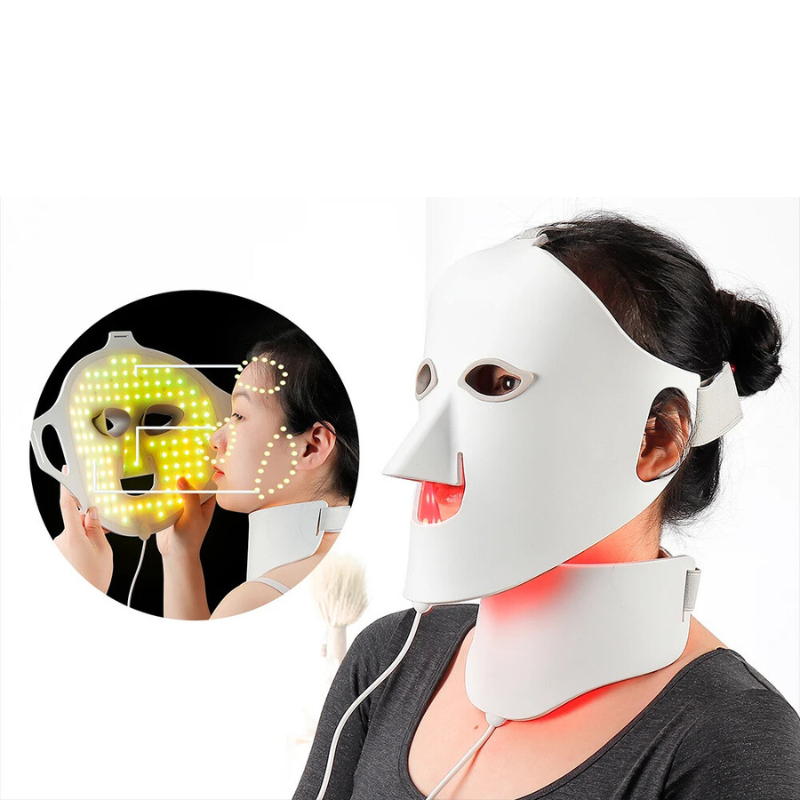 LED Face Mask with 7 Color Lights for Skin Rejuvenation - Fesara