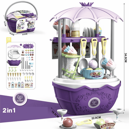 Fun Kids Ice Cream Shop Playset