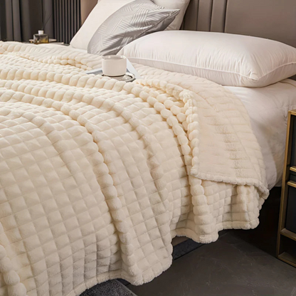 Plush Cozy Fleece Throw Blanket