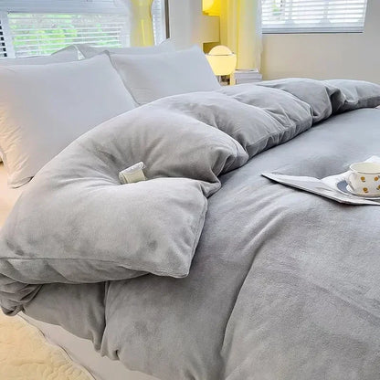Soft Plush Winter Duvet Cover Set
