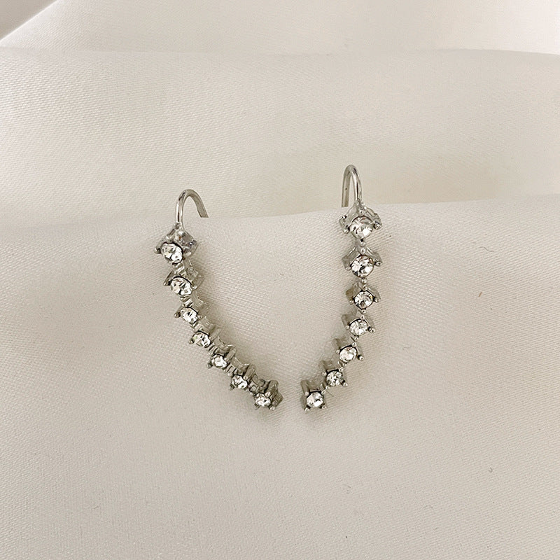 Luxurious Diamond Solitaire Earrings