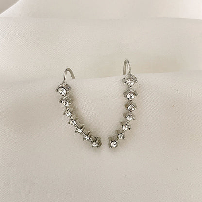 Luxurious Diamond Solitaire Earrings