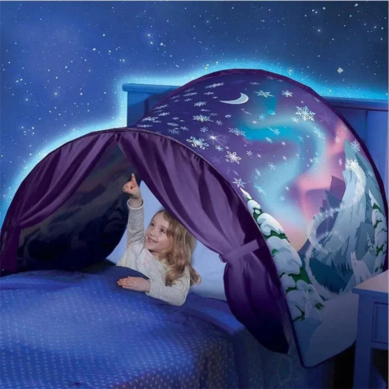 Fun Kids Play Tent Bed Canopy