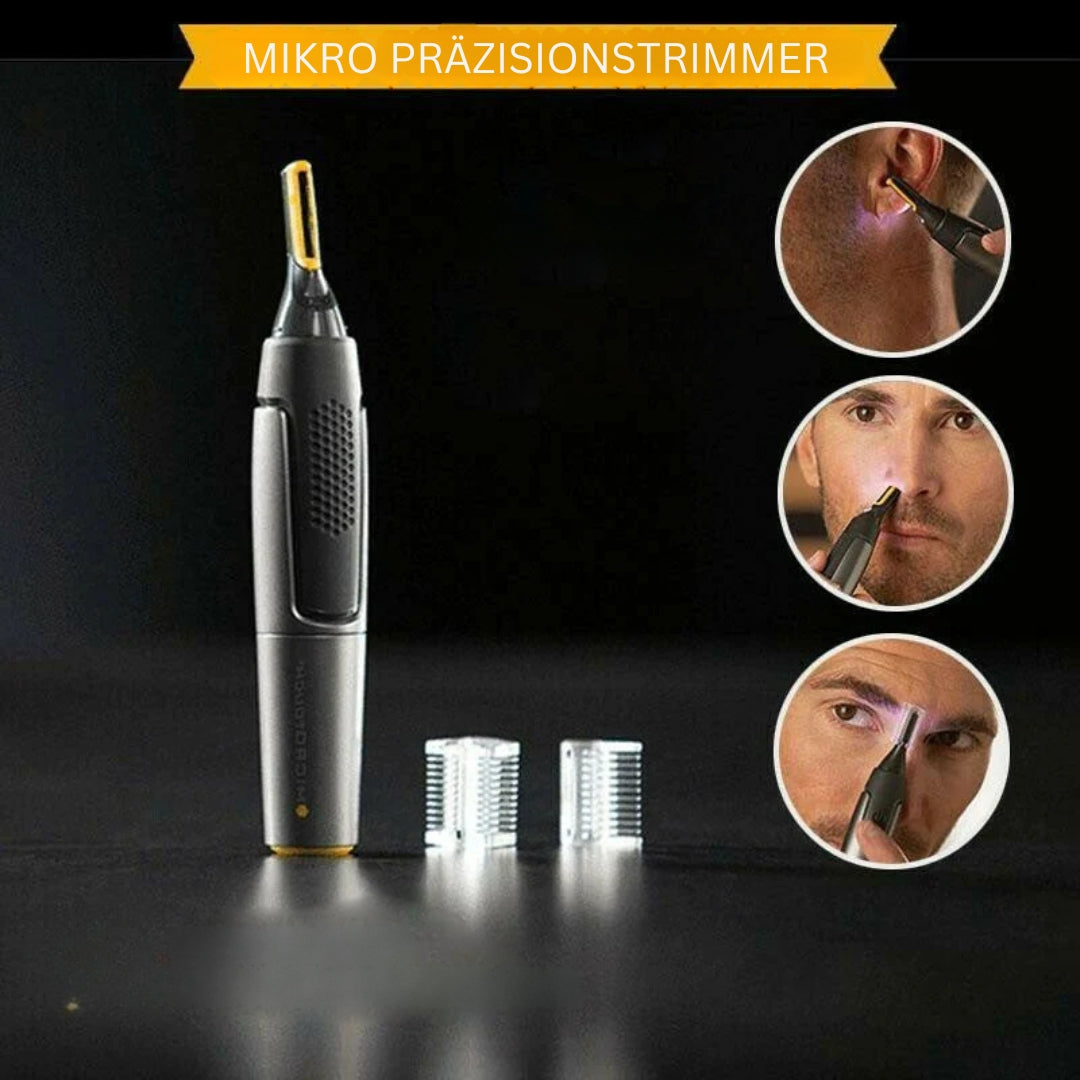 Precise LED Facial Trimmer with Comfort Grip