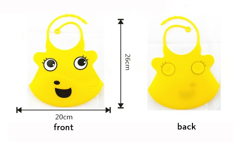Soft Silicone Baby Bib with Spill Tray - Waterproof & Adjustable