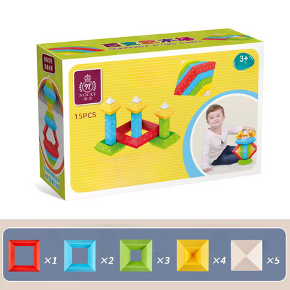 Kid-Friendly Wooden Stacking Blocks