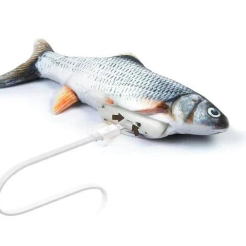 Interactive Dog Toy - Realistic Moving Fish with Motion Sensor, Rechargeable Battery, Safe for All Dogs-5