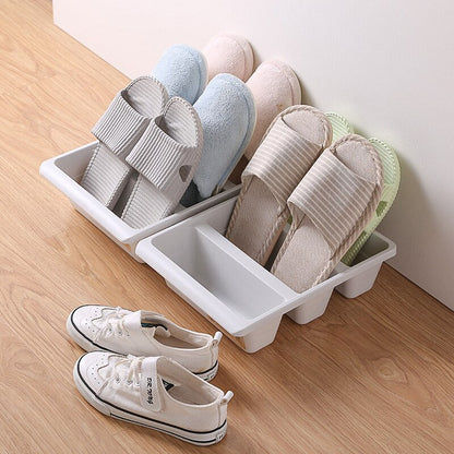 Compact 6 Pair Shoe Organizer Rack