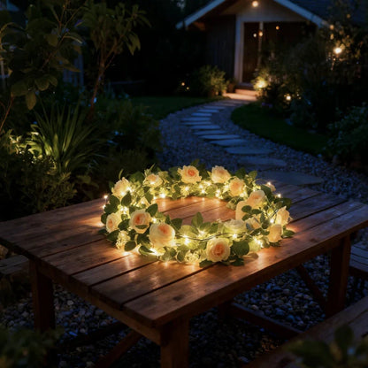 Floral String Hanging Lamp