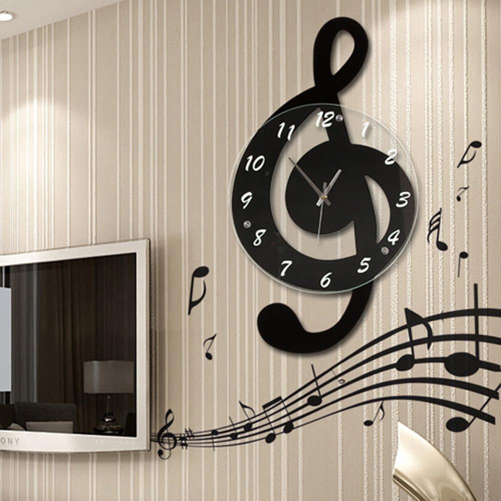 Classic Music Note Wall Clock